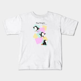 Yoga Penguin Kids T-Shirt